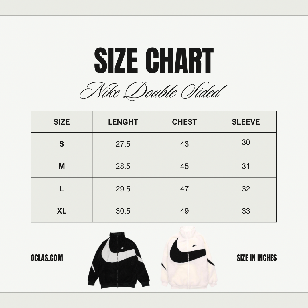 Nike Boa Sherpa Jacket – Black (Double-Sided)