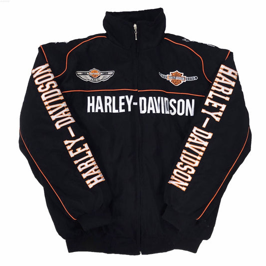 Harley DavidSons Jacket Black - Embroidered