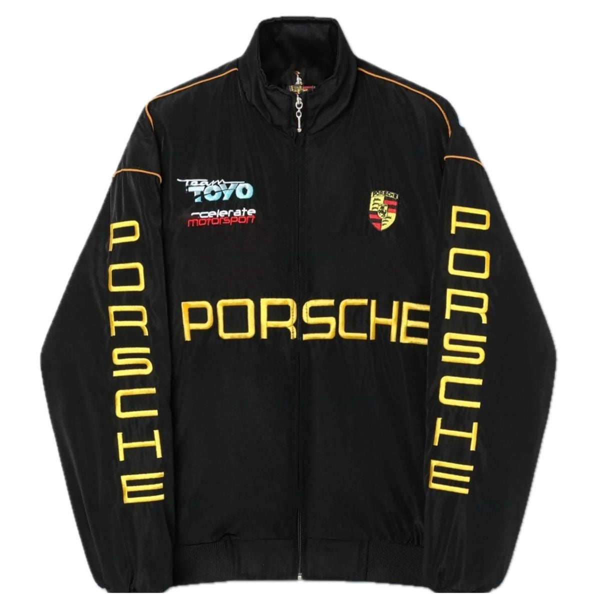 Porsche Jacket - Black (Embroidered)