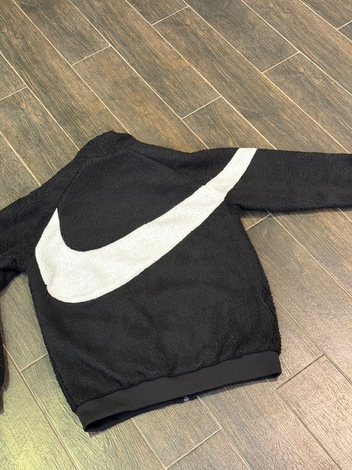 Nike Boa Sherpa Jacket – Black (Double-Sided)
